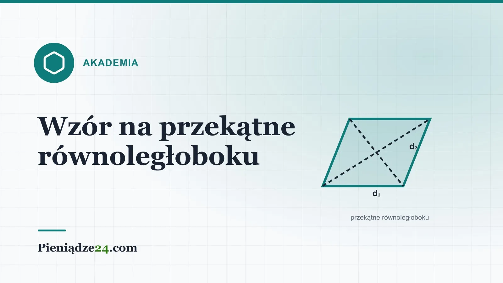 Wzór na przekątne równoległoboku